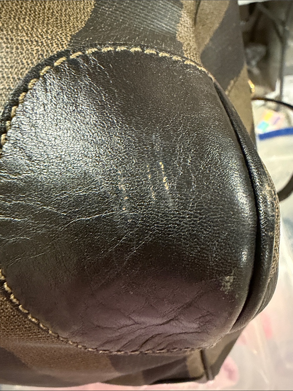 Fendi Vintage Pequin Duffle Bag - Picture 15 of 16